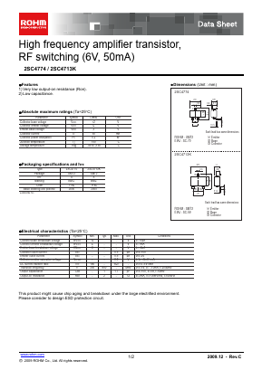 C4774 Datasheet PDF ROHM Semiconductor