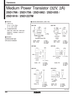2SD1758TLP Datasheet PDF ROHM Semiconductor