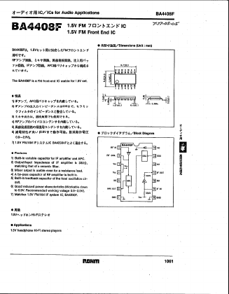 BA4408F Datasheet PDF ROHM Semiconductor