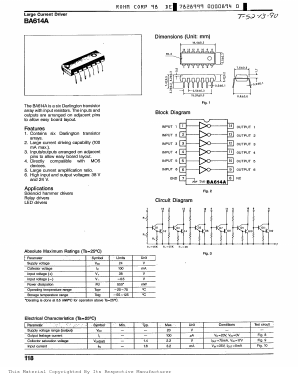 BA614A Datasheet PDF ROHM Semiconductor