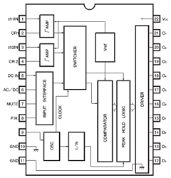BA6822F Datasheet PDF ROHM Semiconductor