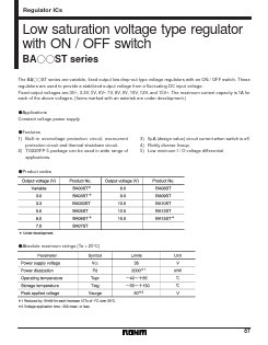 BAOOST Datasheet PDF ROHM Semiconductor