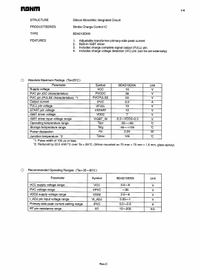 BD4210EKN Datasheet PDF ROHM Semiconductor