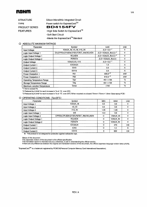 BD4154FV Datasheet PDF ROHM Semiconductor