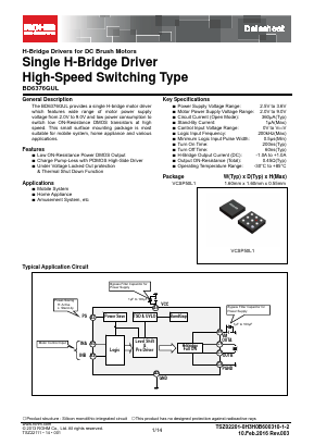BD6376GUL Datasheet PDF ROHM Semiconductor
