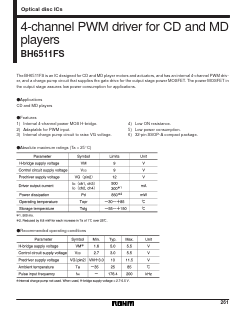 BH6511 Datasheet PDF ROHM Semiconductor
