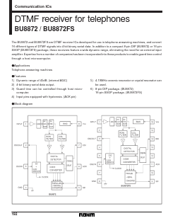 BU8872 Datasheet PDF ROHM Semiconductor
