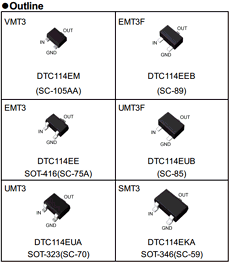 DTC114EKA Datasheet PDF ROHM Semiconductor