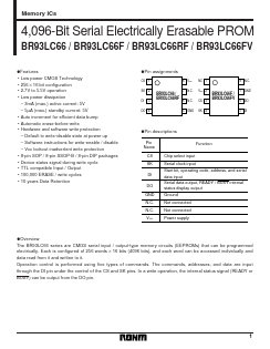 BR93LC66 Datasheet PDF ROHM Semiconductor