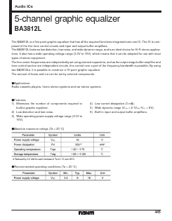 BA3812L Datasheet PDF ROHM Semiconductor