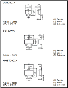 MMST2907 Datasheet PDF ROHM Semiconductor