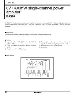 BA526 Datasheet PDF ROHM Semiconductor