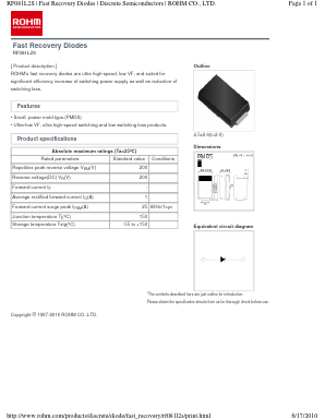 RF071L4S Datasheet PDF ROHM Semiconductor