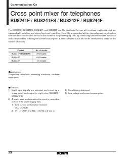 BU8241FS Datasheet PDF ROHM Semiconductor