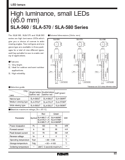 SLA-560JT Datasheet PDF ROHM Semiconductor
