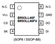 BR93LL46FV Datasheet PDF ROHM Semiconductor