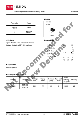 UML2N Datasheet PDF ROHM Semiconductor