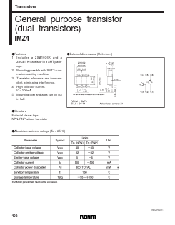 IMZ4 Datasheet PDF ROHM Semiconductor