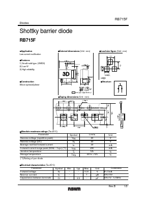 RB715F Datasheet PDF ROHM Semiconductor
