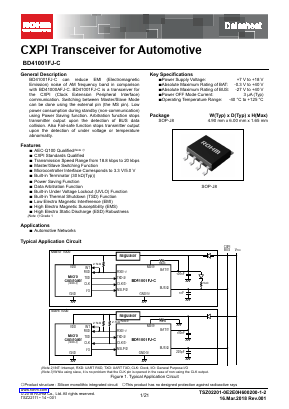 BD41001FJ-C Datasheet PDF ROHM Semiconductor