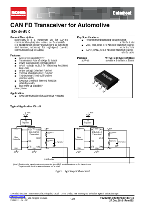 BD41044FJ-C Datasheet PDF ROHM Semiconductor