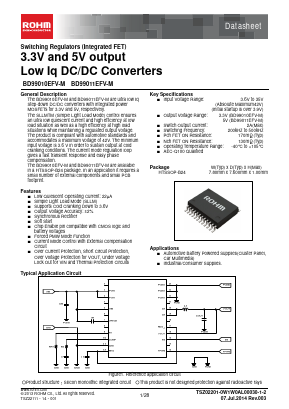 BD99011EFVME2 Datasheet PDF ROHM Semiconductor