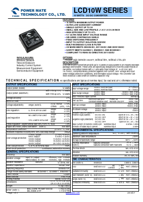 LCD10-12S3P3W Datasheet PDF RSG Electronic Components GmbH
