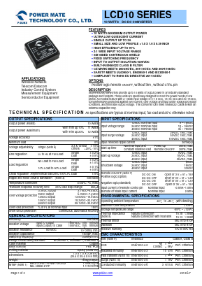 LCD10-12S15 Datasheet PDF RSG Electronic Components GmbH