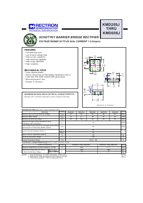 KMD60SJ Datasheet PDF Rectron Semiconductor