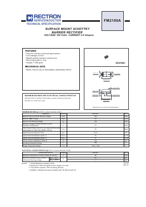 FM2100A Datasheet PDF Rectron Semiconductor
