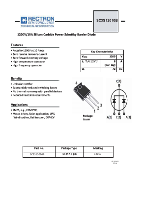 SC3S12010B Datasheet PDF Rectron Semiconductor