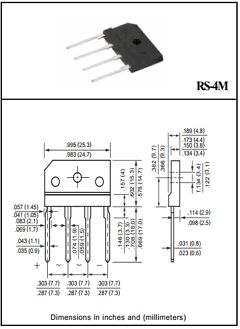 RS401M Datasheet PDF Rectron Semiconductor