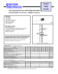 RL821 Datasheet PDF Rectron Semiconductor