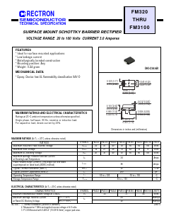 FM320 Datasheet PDF Rectron Semiconductor