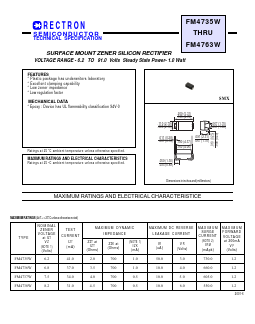 FM4737W Datasheet PDF Rectron Semiconductor