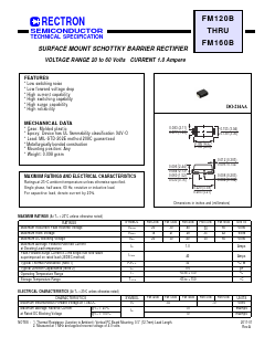 FM150B Datasheet PDF Rectron Semiconductor