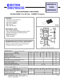 HER3001C Datasheet PDF Rectron Semiconductor