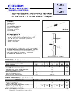 RL851 Datasheet PDF Rectron Semiconductor