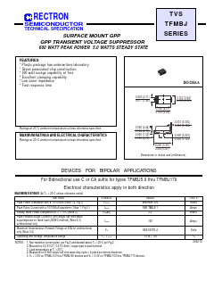 SMBJ54 Datasheet PDF Rectron Semiconductor