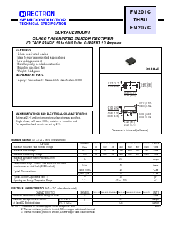 FM205C Datasheet PDF Rectron Semiconductor