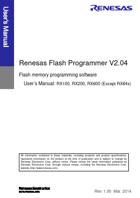RX200 Datasheet PDF Renesas Electronics