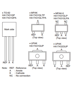 HA17431GLTP Datasheet PDF Renesas Electronics