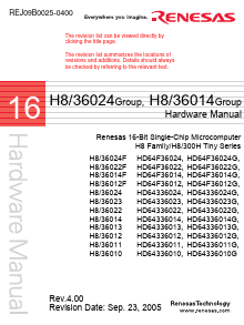 HD64336022G Datasheet PDF Renesas Electronics