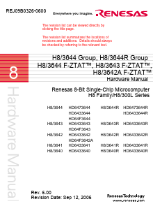 HD6433642 Datasheet PDF Renesas Electronics
