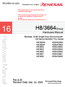 HD6433660BP Datasheet PDF Renesas Electronics