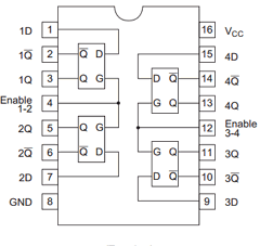 HD74LS375P Datasheet PDF Renesas Electronics