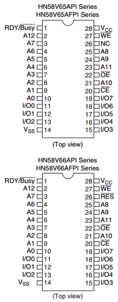 HN58V65API-10E Datasheet PDF Renesas Electronics