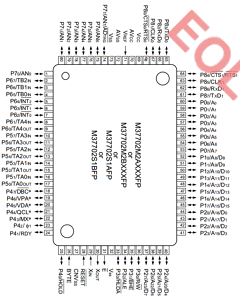 M37702S1AFP Datasheet PDF Renesas Electronics