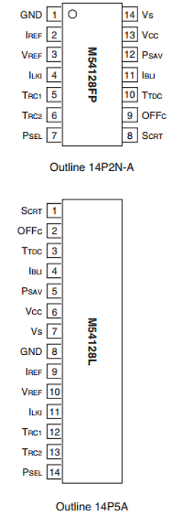 M54128L/FP Datasheet PDF Renesas Electronics