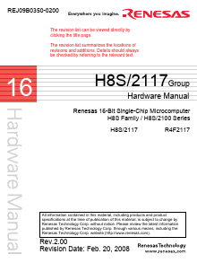 F2117LP20V Datasheet PDF Renesas Electronics